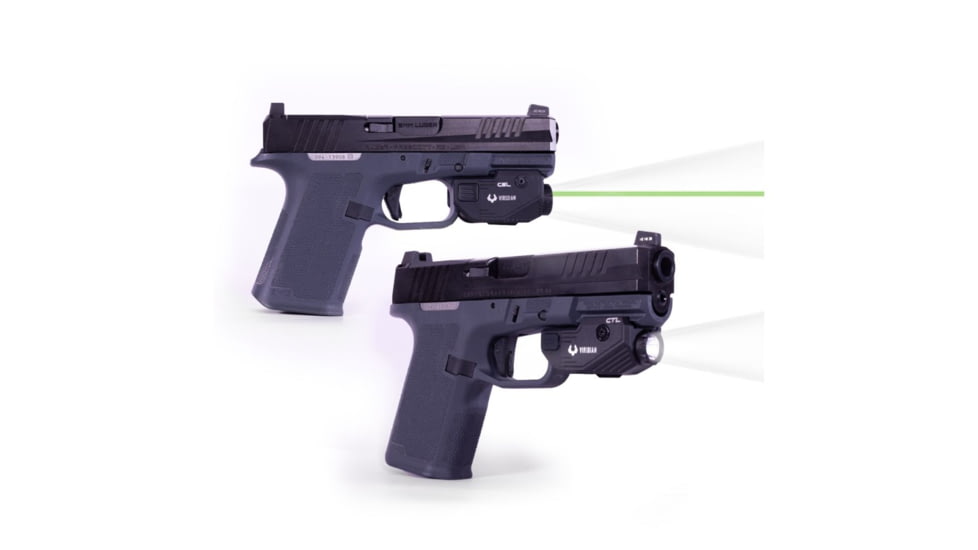 Viridian Weapon Technologies CTL Custom 580 Lumen LED Tactical Light w/ INSTANT-ON &amp; SafeCharge Power Bank, Lithium Ion, Black, 930-0043