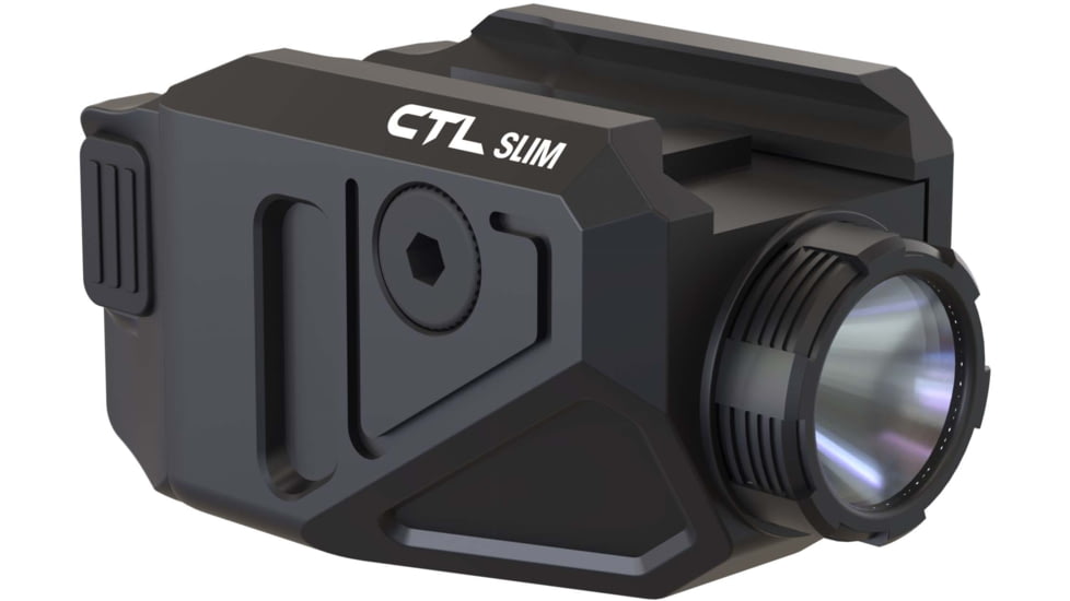 Viridian Weapon Technologies CTL Slim 600 Lumen Tactical Light w/ Rechargeable Battery, INSTANT-ON, and SafeCharge Power Bank, Black, 930-0050