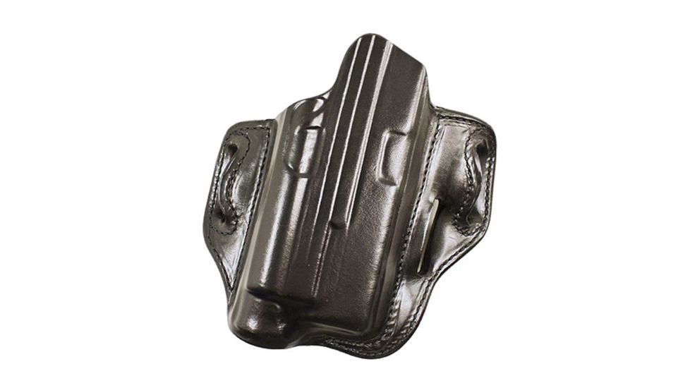 Viridian Weapon Technologies DeSantis Speed Lite Leather OWB Holster, Glock 17/22 w/ Viridian X5L Gen 3, Right Hand, Black, 950-0175