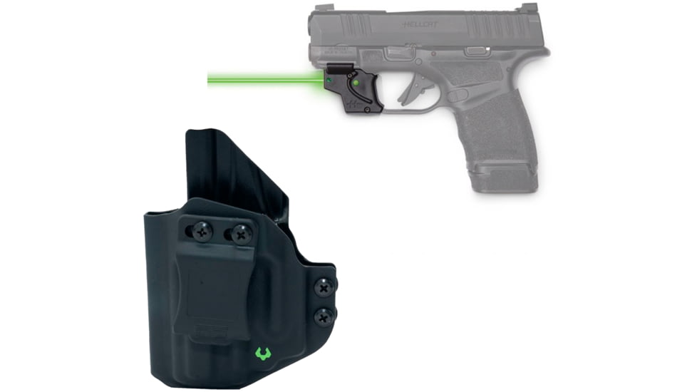 Viridian Weapon Technologies E-Series Green Laser Sight, Springfield Hellcat, Black, 940-0091