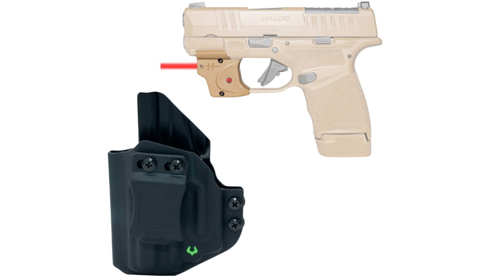 Viridian Weapon Technologies E-Series Red Laser Sight, Springfield Hellcat Pro, Black, 940-0102