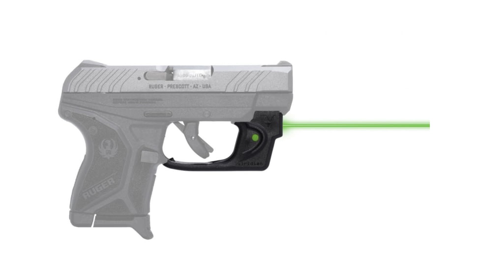 Viridian Weapon Technologies Essential Laser Sight, Green, Ruger LCP II, Trigger Guard, 1 x 1/3N Lithium Battery, Black, 912-0022