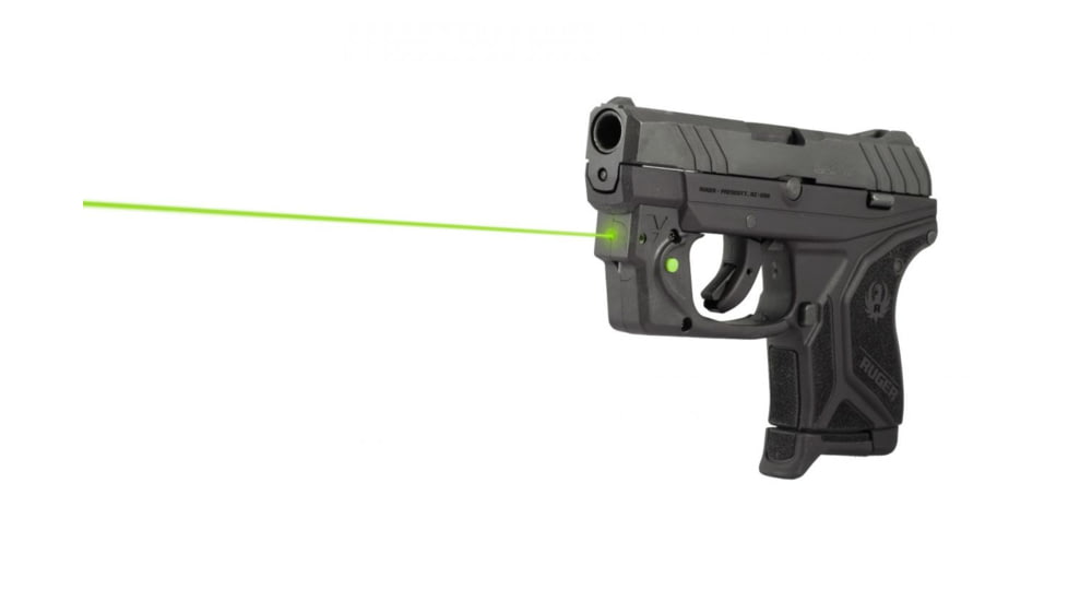 Viridian Weapon Technologies Essential Laser Sight, Green, Ruger LCP II, Trigger Guard, 1 x 1/3N Lithium Battery, Black, 912-0022