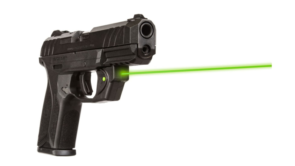 Viridian Weapon Technologies Essential Laser Sight, Green, Ruger Security-9, Trigger Guard, 1 x 1/3N Lithium Battery, Black, 912-0023