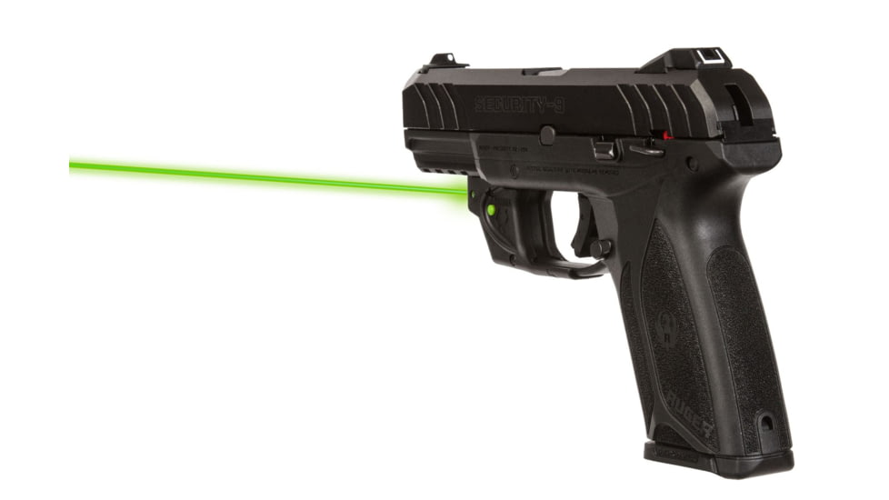 Viridian Weapon Technologies Essential Laser Sight, Green, Ruger Security-9, Trigger Guard, 1 x 1/3N Lithium Battery, Black, 912-0023