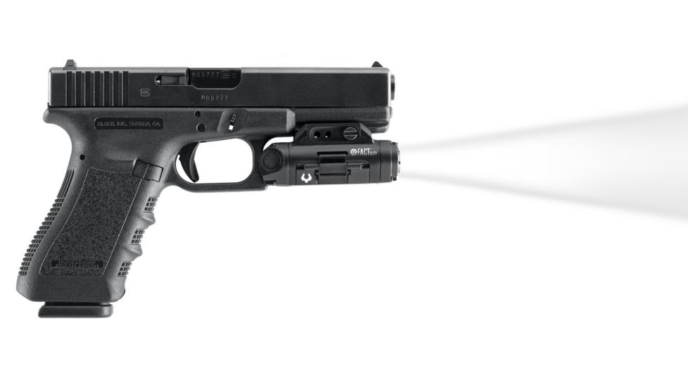 Viridian Weapon Technologies FACT DUTY Universal Rail Mounted Camera w/500 Lumen Tactical Light, Black 990-0013