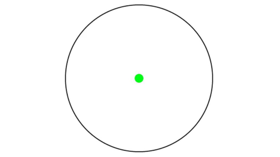 Viridian Weapon Technologies GDO MAG 3X Green Dot Optic, FTS, Black, 981-0028