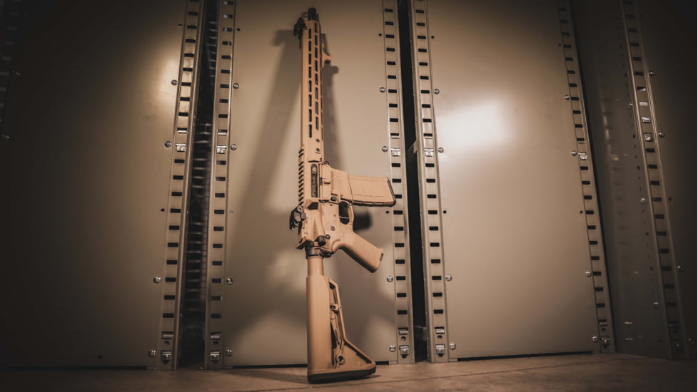 Viridian HS1 Hand Stop with IR Laser, M-LOK Mounting Retail Box, FDE, 912-0041