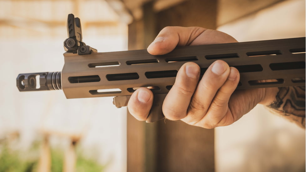 Viridian Weapon Technologies HS1 M-Lok Mounting Infrared Laser, FDE, 912-0041