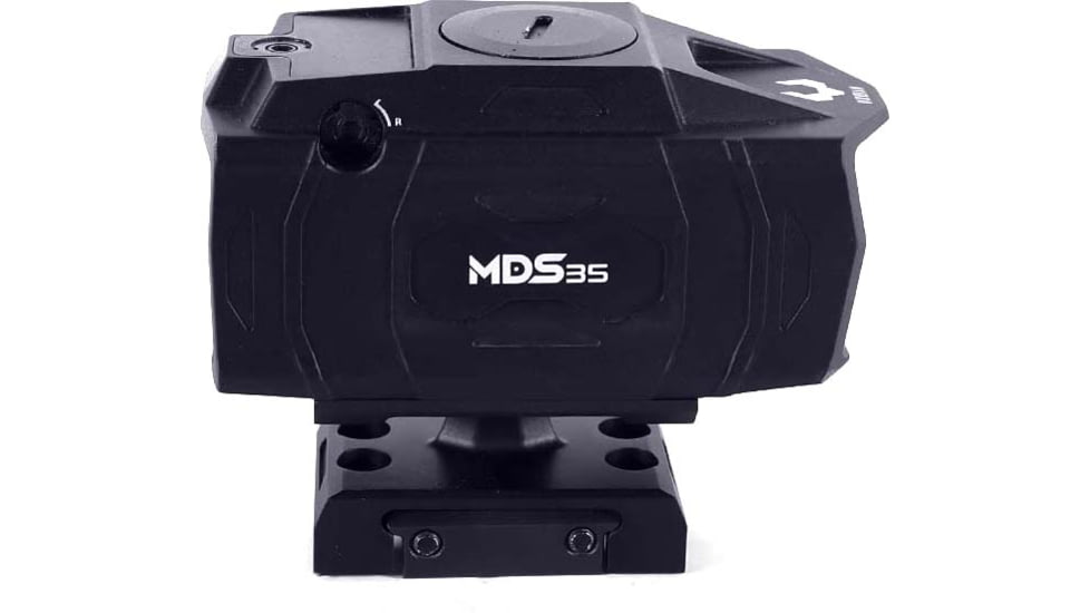 Viridian Weapon Technologies MDS35 Modern Dot Sight, 1x36, 3 MOA Green Dot, T2 Mount included, Black, 981-0128