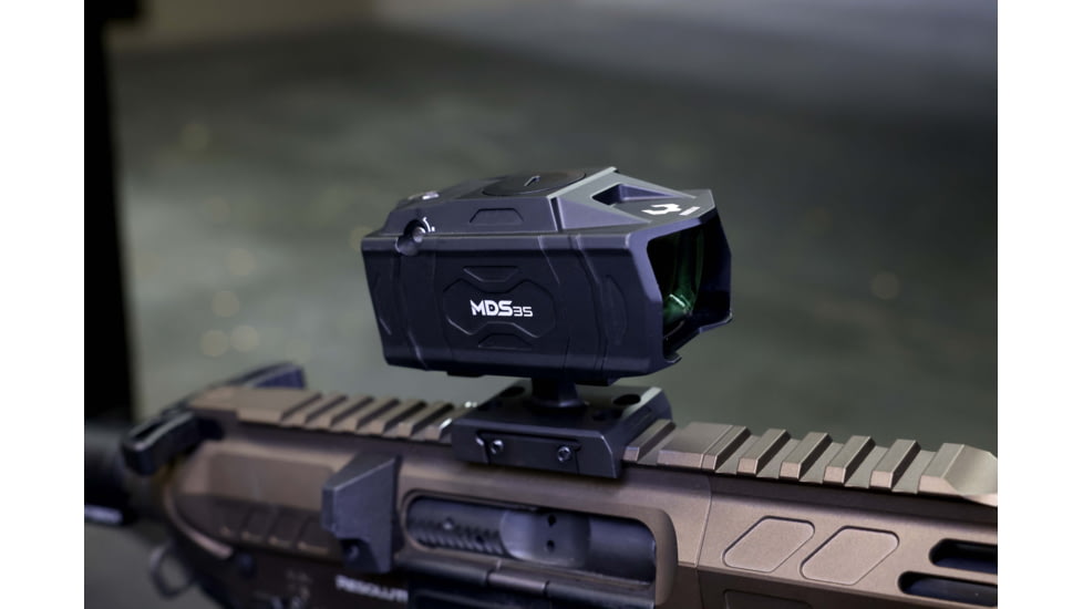 Viridian Weapon Technologies MDS35 Modern Dot Sight, 1x36, 3 MOA Green Dot, T2 Mount included, Black, 981-0128