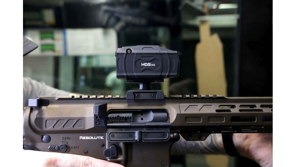 Viridian Weapon Technologies MDS35 Modern Dot Sight, 1x36, 3 MOA Green Dot, T2 Mount included, Black, 981-0128