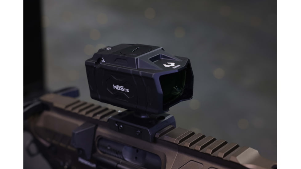 Viridian Weapon Technologies MDS35 Modern Dot Sight, 1x36, 3 MOA Green Dot, T2 Mount included, Black, 981-0128