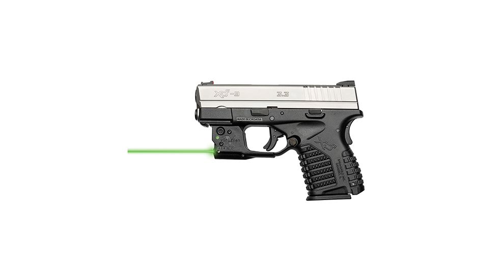 Viridian Weapon Technologies Reactor 5 Gen2 ECR Green Laser With IWB Holster For Springfield XDS