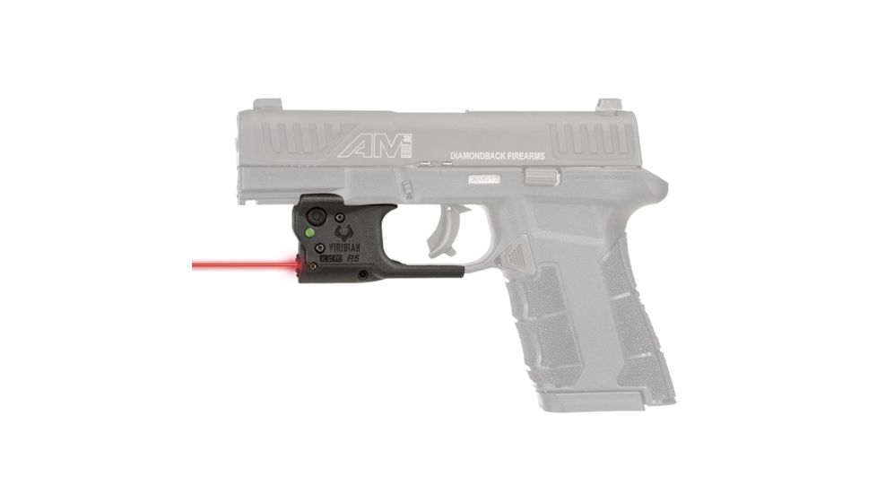 Viridian Weapon Technologies Reactor R5 Gen2 Red Laser Sight, Diamondback AM2, ECR Instant-On, DeSantis Sof-Tuk Holster, Black, 920-0057