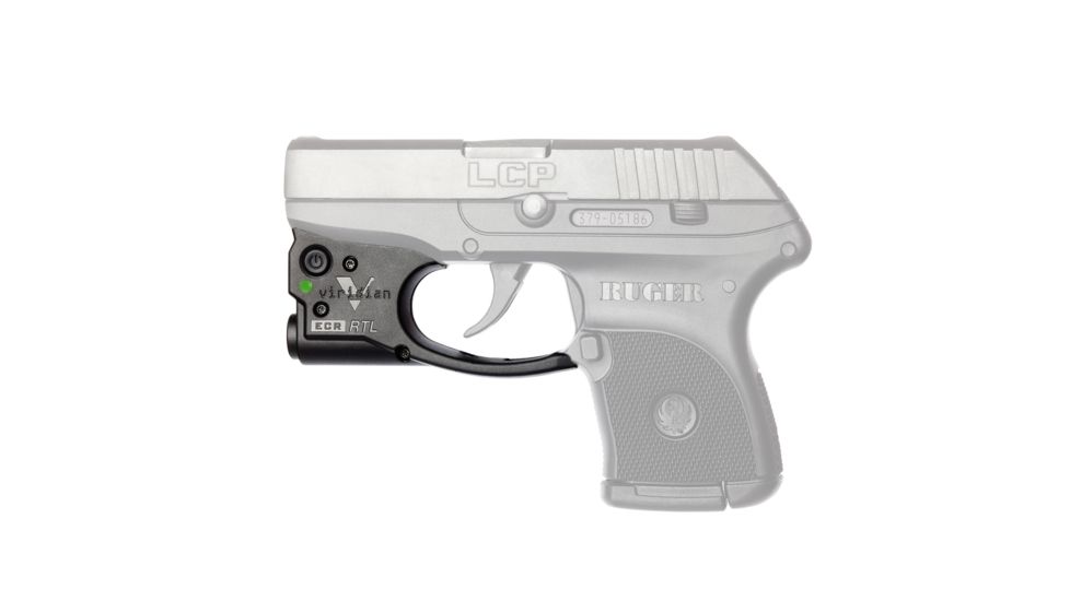 Viridian Weapon Technologies Reactor TL Gen2 ECR Tactical Light With Radiance And IWB Holster For Ruger LCP, 920-0002