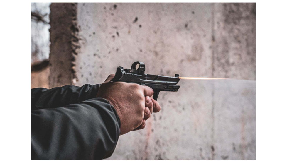 Viridian Weapon Technologies RFX-35 1x22mm Micro Green Dot Sight, RMR Mounting Pattern, Black, Small, 981-0022