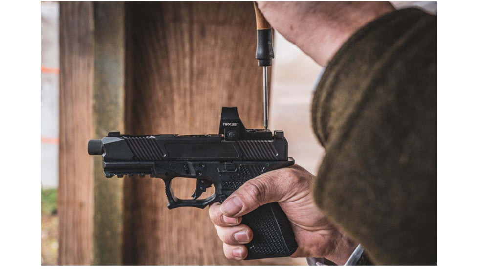 Viridian Weapon Technologies RFX-35 1x22mm Micro Green Dot Sight, RMR Mounting Pattern, Black, Small, 981-0022