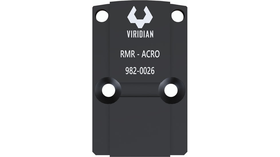 Viridian Weapon Technologies RFX 45 RMR Mounting Adapter, Black, 982-0026