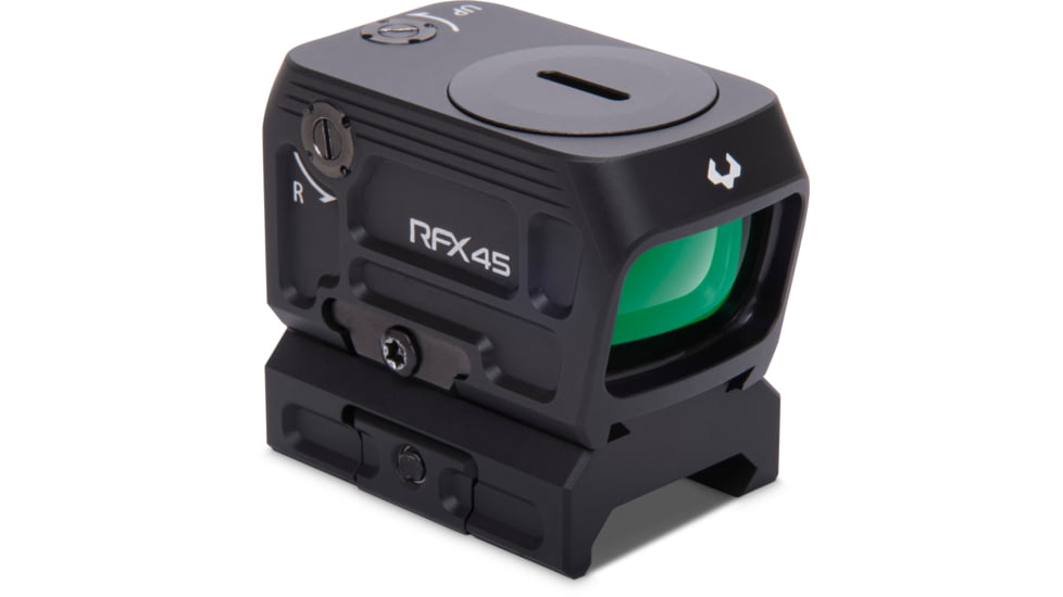Viridian Weapon Technologies RFX45 Pro Green Dot Sight, Closed Emitter, ACRO Compatible, Instant-on, Black, 981-0052