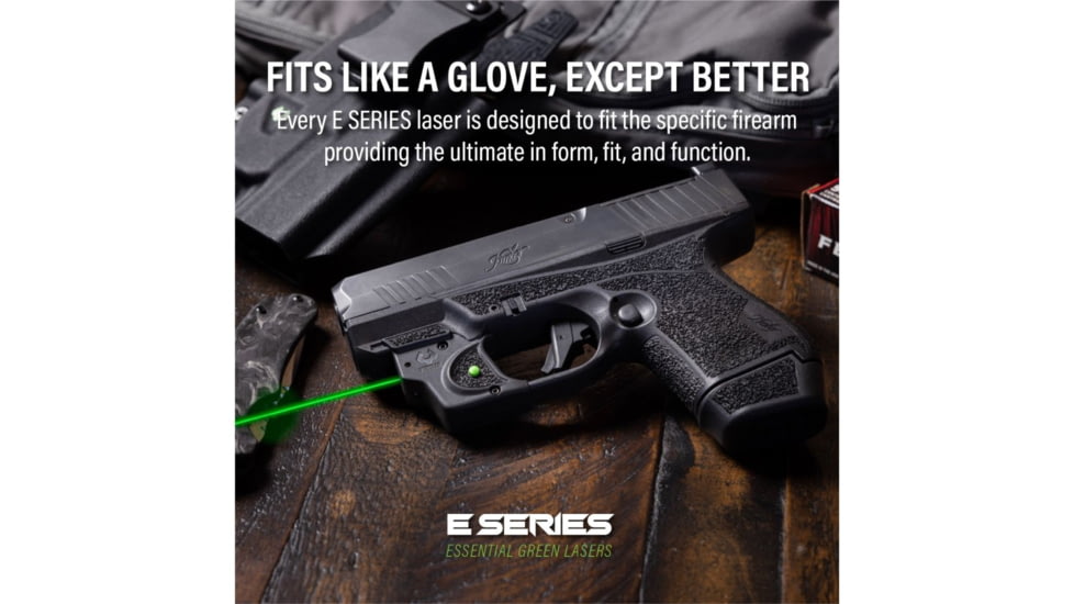 Viridian Weapon Technologies E-Series Green Laser Sight, Smith &amp; Wesson Bodyguard 2.0, Black, 912-0101
