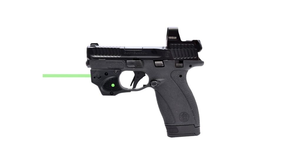 Viridian Weapon Technologies E-Series Green Laser Sight, Smith &amp; Wesson Bodyguard 2.0, Black, 912-0101