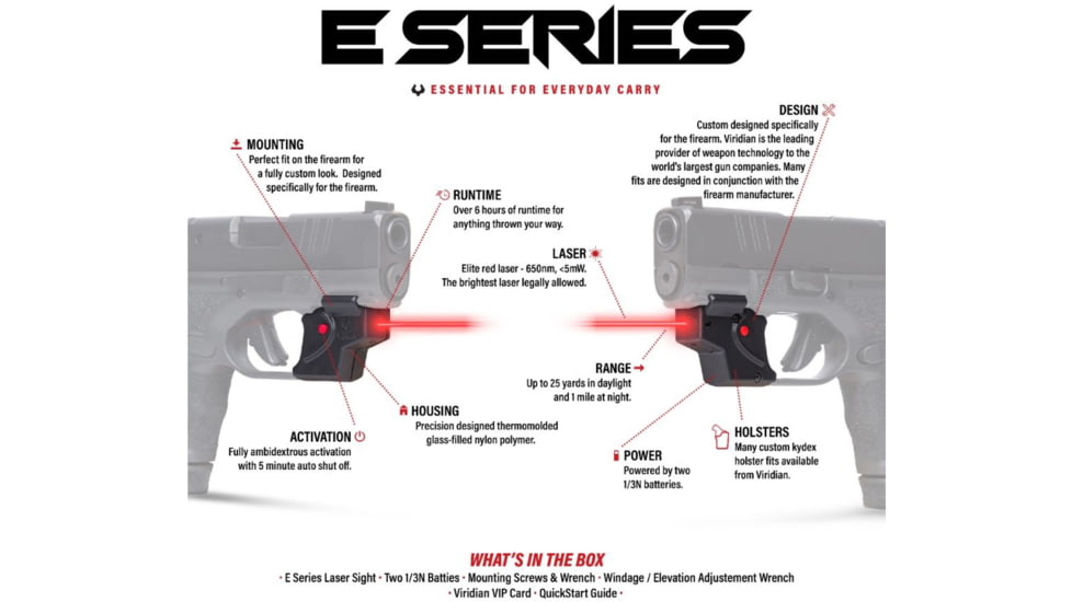 Viridian Weapon Technologies E Series Savage Stance Red Laser