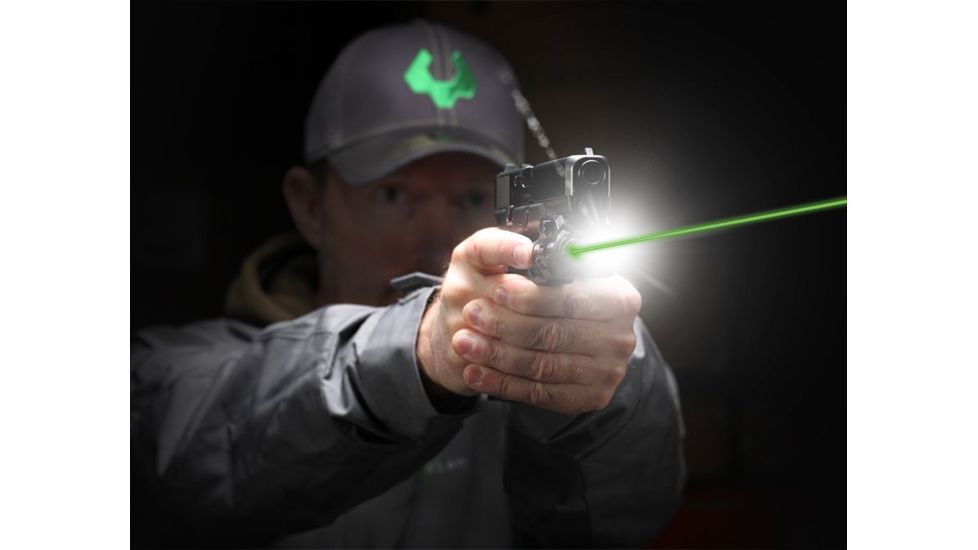 Viridian Weapon Technologies X5L Weapon Lights, Gen 3, Recharchable, White Light / Green Laser, 500 Lumens, Black, 930-0015