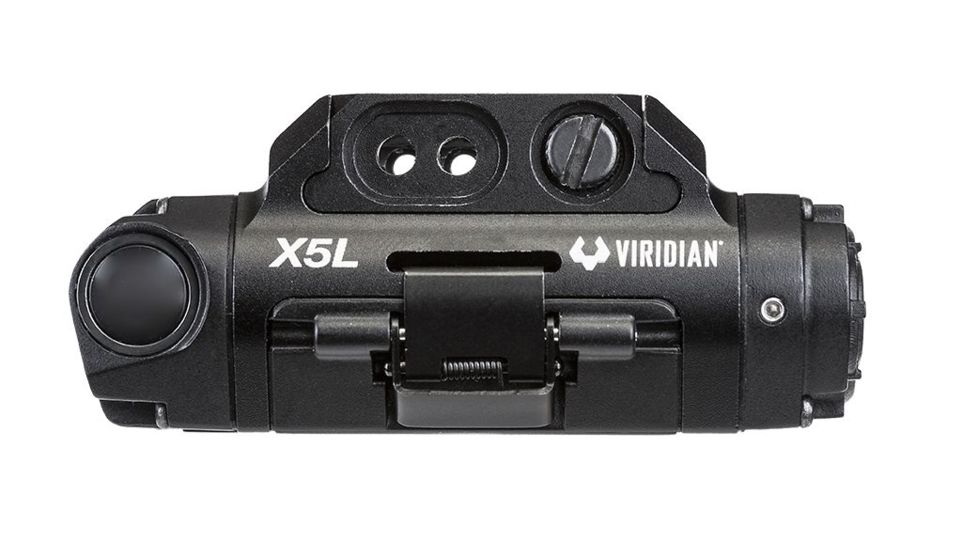 Viridian Weapon Technologies X5L Weapon Lights, Gen 3, Recharchable, White Light / Green Laser, 500 Lumens, Black, 930-0015
