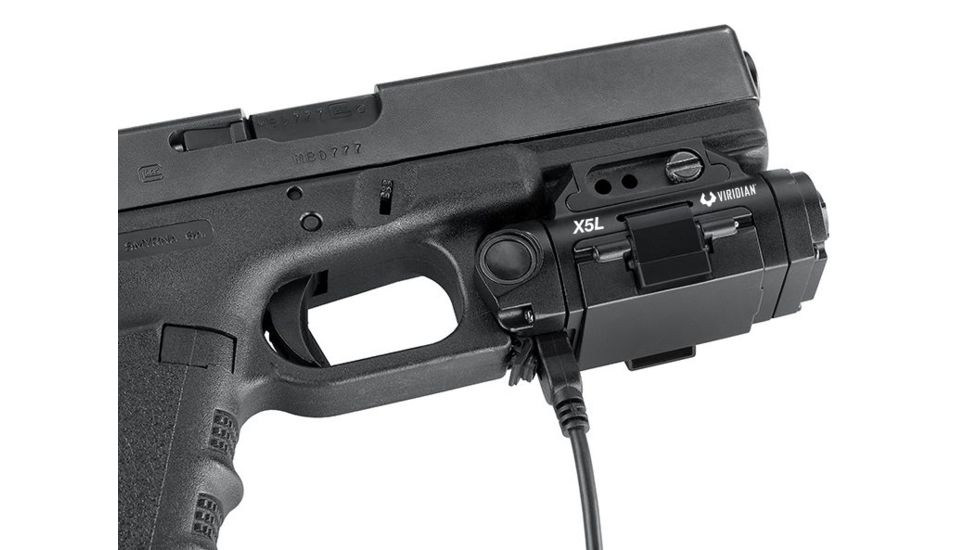 Viridian Weapon Technologies X5L Gen 3 Universal Green Laser/500 Lumen Tactical Light w/1080p HD Weapon Camera, Black, 990-0019