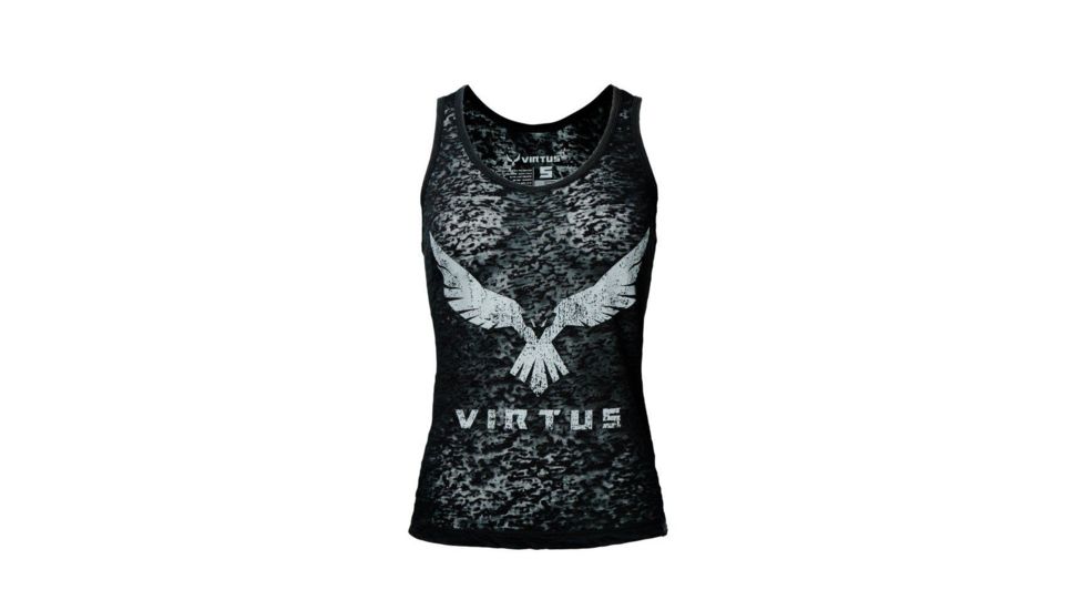 Virtus Delta Tank Grunge - Womens, Black, Small, NSN Not applicable VR.20317201.01BKGG00.S