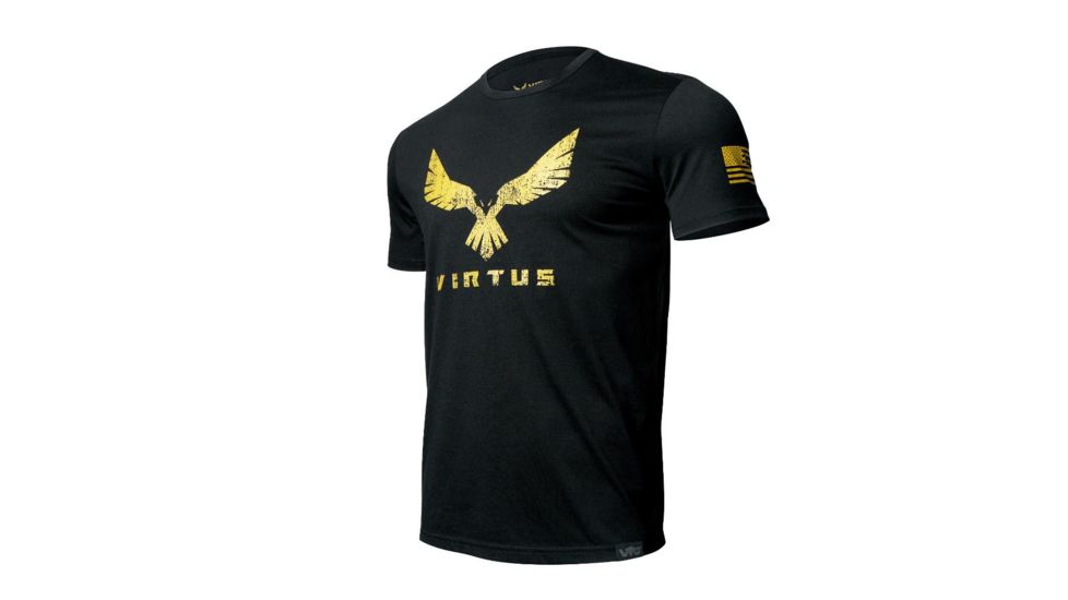 Virtus Invictus Gold Tee Grunge Yellow - Mens, Black, 2XL, NSN Not applicable VR.20417101.02BKGY00.XXL