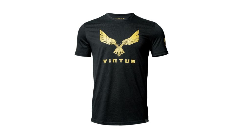 Virtus Invictus Gold Tee Grunge Yellow - Mens, Black, 2XL, NSN Not applicable VR.20417101.02BKGY00.XXL