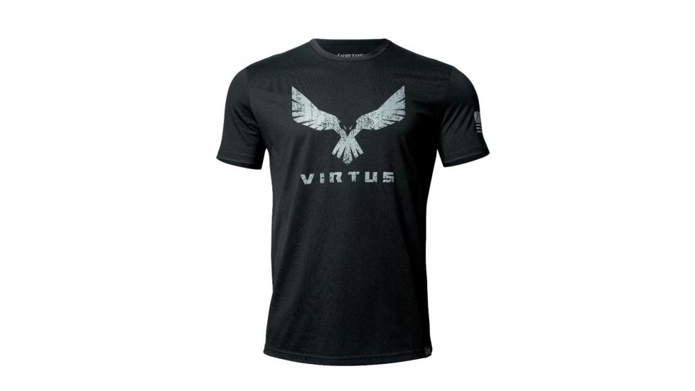 Virtus Invictus Grey Tee Grunge Grey - Mens, Black, 2XL, NSN Not applicable VR.20417101.01BKGG00.XXL