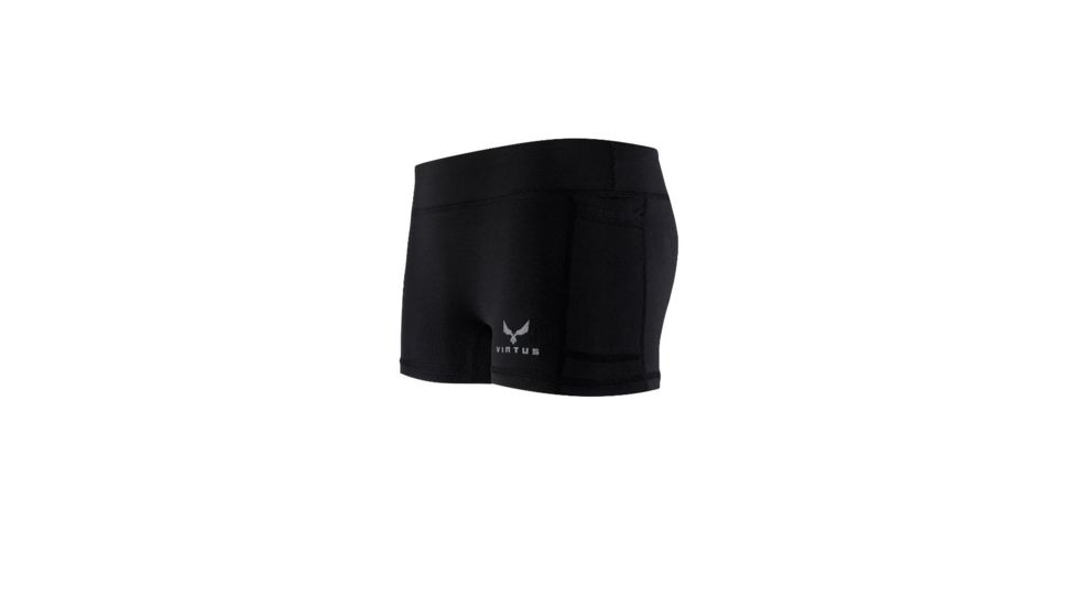 Virtus Raiders Active Workout Shorts - Womens, Black, Small, NSN Not applicable VR.11117201.03BK0000.S