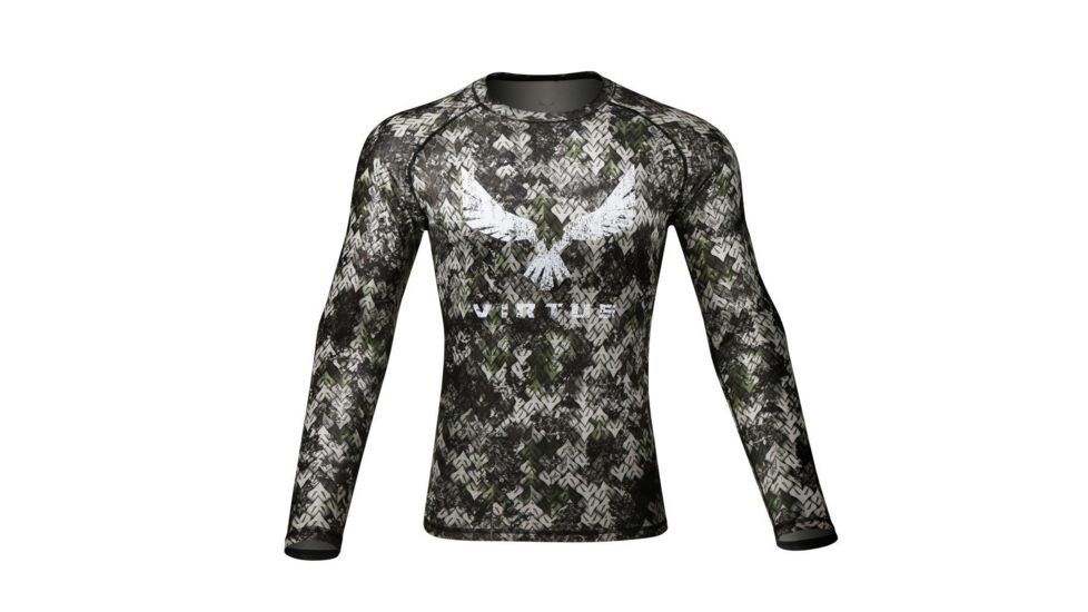 Virtus Rocky Long Sleeve Full Camo - Mens, Tariis, Extra Large, NSN Not applicable VR.10517101.03TA0000.XL