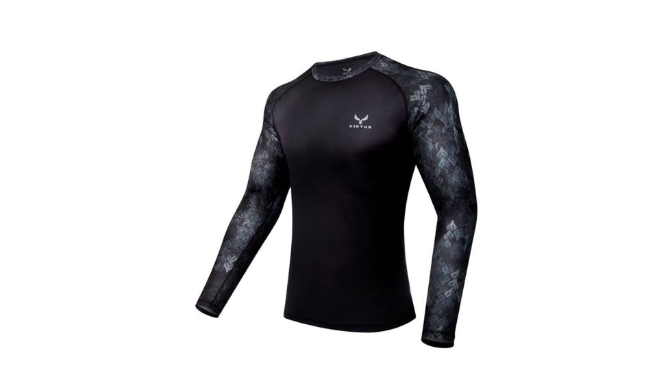 Virtus Tyton Long Sleeve Camo - Mens, Black, Medium, NSN Not applicable VR.10517102.01BKNY00.M