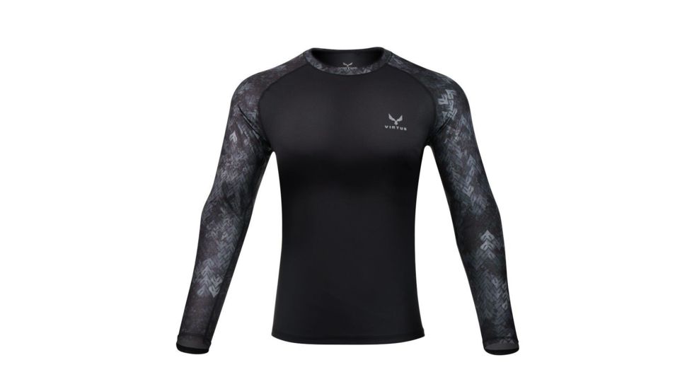 Virtus Tyton Long Sleeve Camo - Mens, Black, Medium, NSN Not applicable VR.10517102.01BKNY00.M