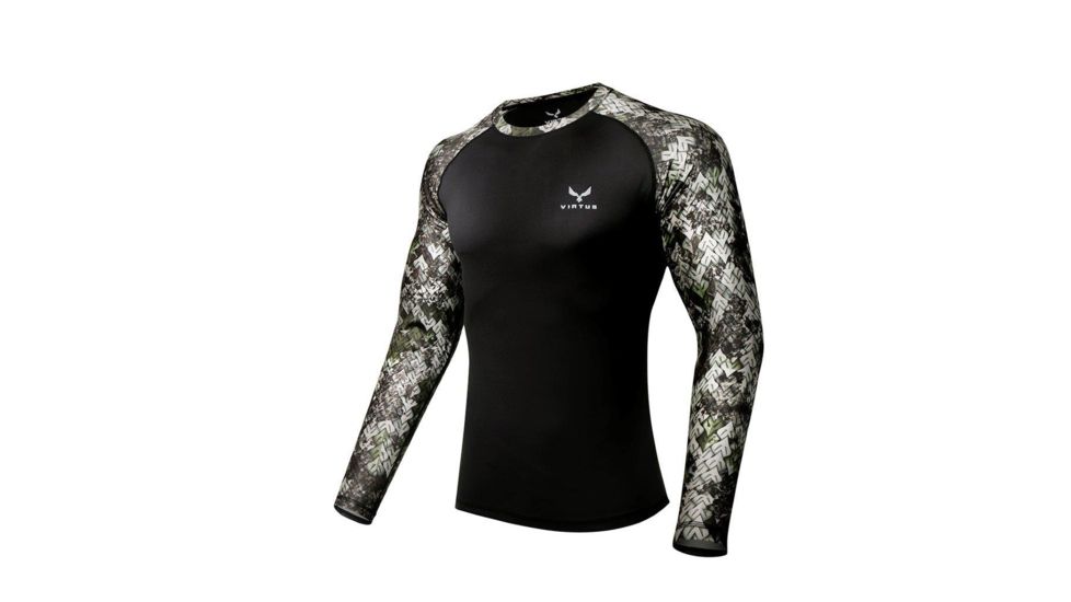 Virtus Tyton Long Sleeve Camo - Mens, Black, Medium, NSN Not applicable VR.10517102.02BKTA00.M