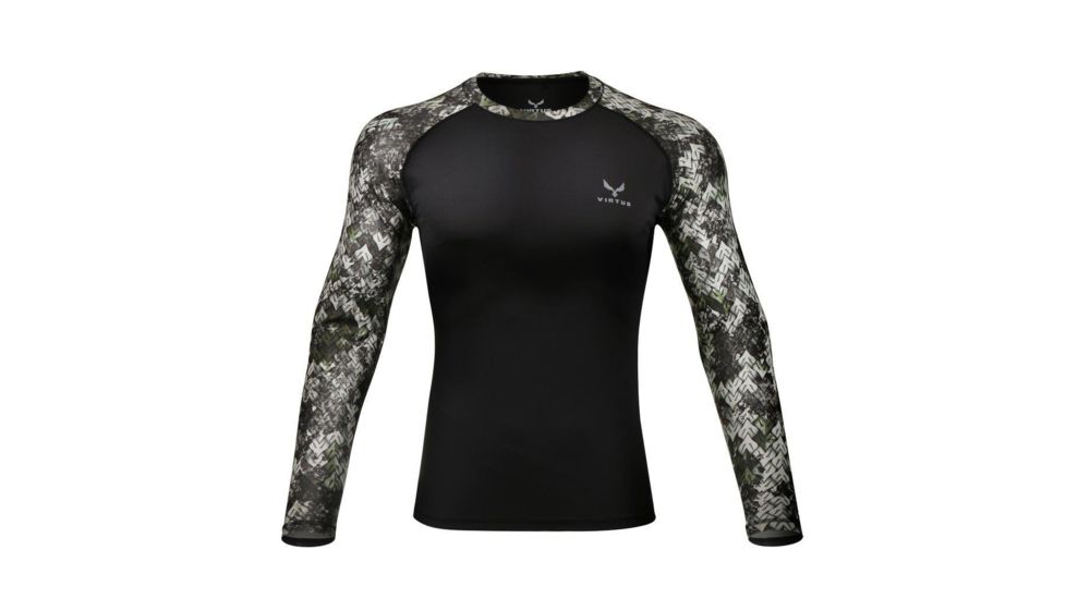 Virtus Tyton Long Sleeve Camo - Mens, Black, Medium, NSN Not applicable VR.10517102.02BKTA00.M