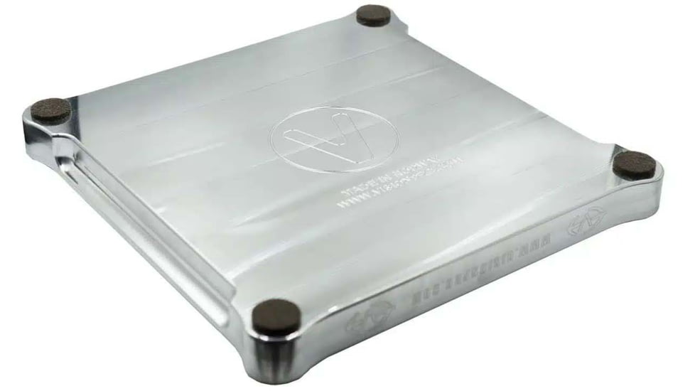 Vision Products Aluminum Reloading Block, 308 Bolt Face, 100x, Raw Aluminum, VISION-446-308-100