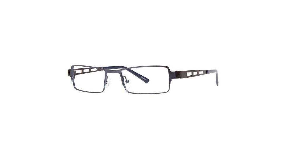 Visions 193 Eyeglass Frames - Frame Navy/Pewter, Size 50/18mm VIVISION19303