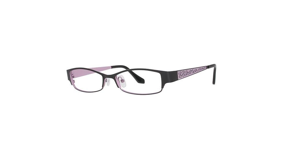 Visions 195 Eyeglass Frames - Frame Black/ Light Pink, Size 51/16mm VIVISION19503