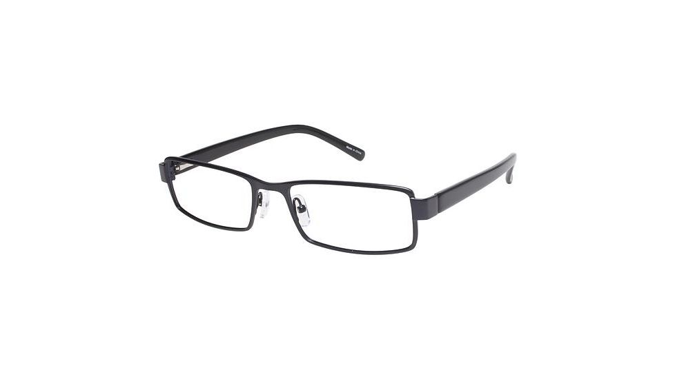 Visions 197 Eyeglass Frames - Frame Matte Navy/ Black, Size 54/18mm VIVISION19703