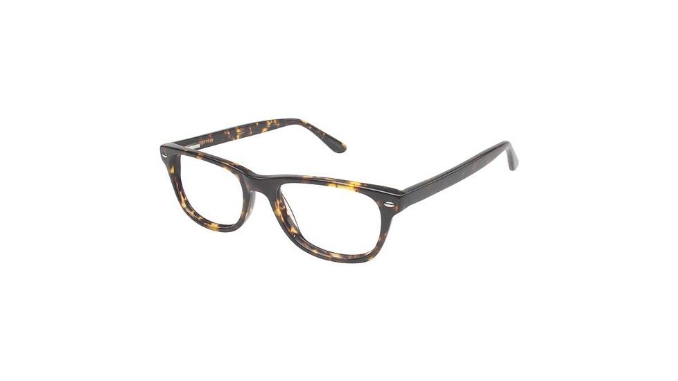Visions 203 Bifocal Prescription Eyeglasses - Frame Tortoise, Size 49/16mm VIVISION20301