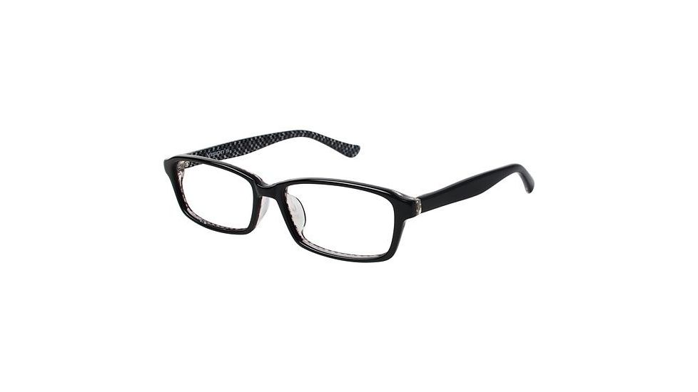 Visions 213A Eyeglass Frames - Frame Black, Size 55/15mm VIVISION213A01