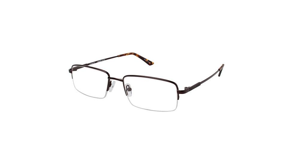 Visions 214 Eyeglass Frames - Frame MATTE DARK BRN VIVISION21403