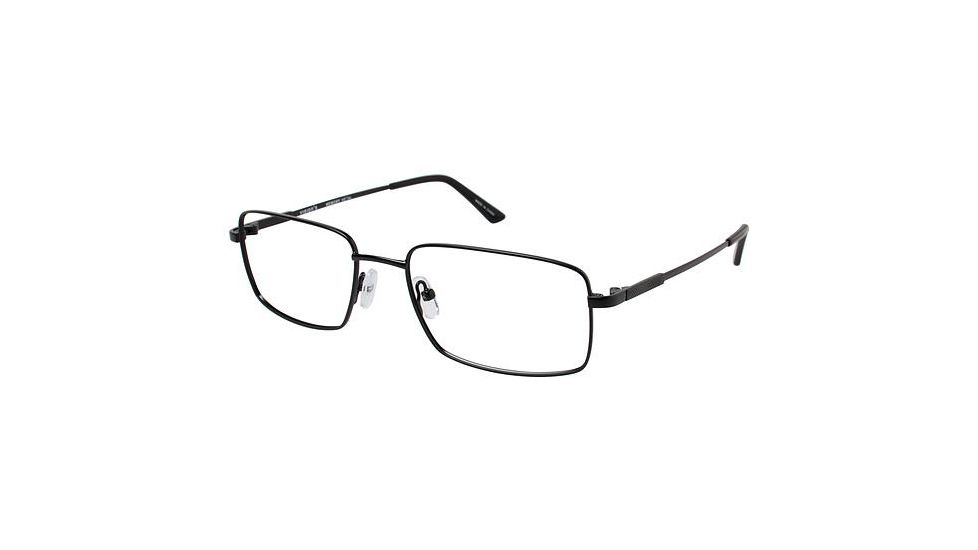 Visions 216 Eyeglass Frames - Frame MATTE BLACK, Size 54/18mm VIVISION21603