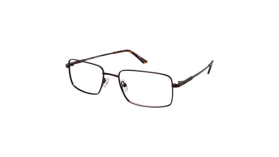 Visions 216 Eyeglass Frames - Frame MATTE BROWN, Size 54/18mm VIVISION21602
