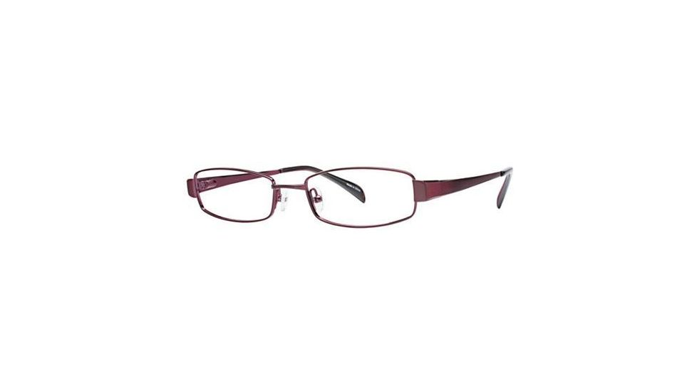 Visions 156 Bifocal Prescription Eyeglasses - Frame Burgundy, Size 51/17mm VIVISION15603